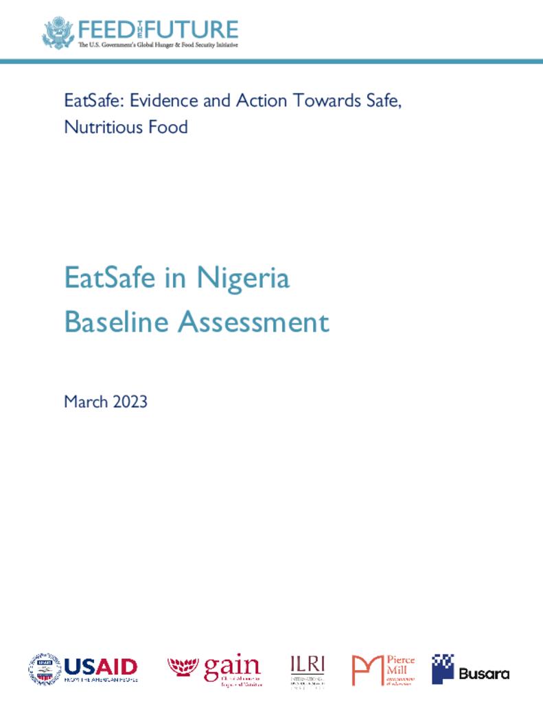 EatSafe in Nigeria Baseline Assessment 