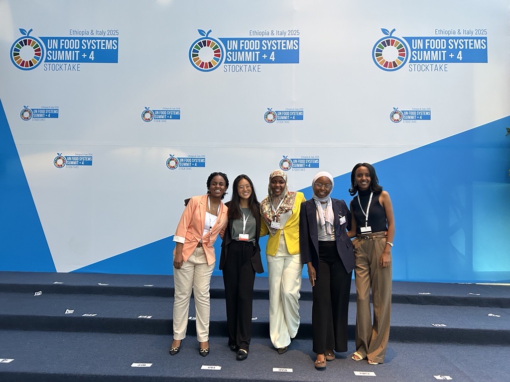 Young women advocates at the UN Food Systems Summit plus four Stocktake