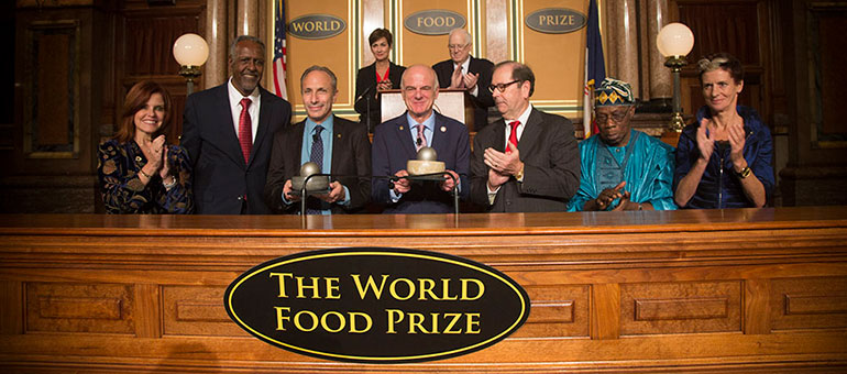 Lawrence Haddad and David nabarro awarded the World Food Prize