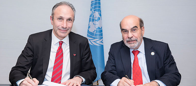 Lawrence Haddad and Jose Graziano da Silva sign new partnership