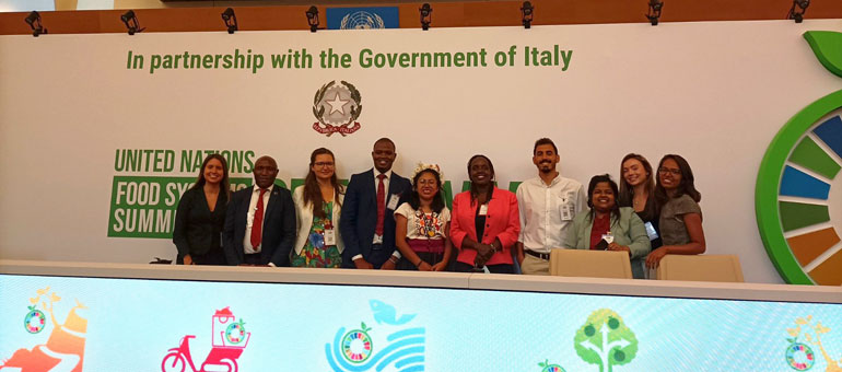 Youth advocates at the UN food systems Summit