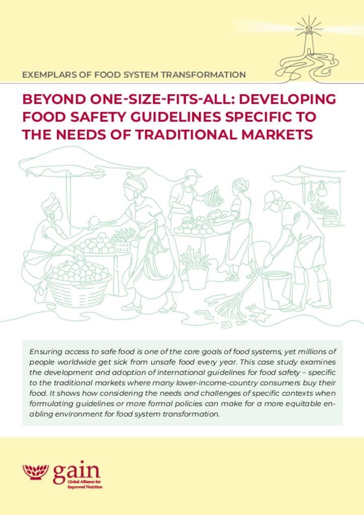  Beyond One-Size-Fits-All: Developing Food Safety Guidelines Specific to the Needs of…