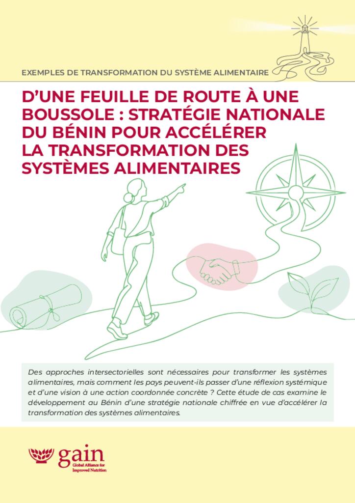 D’une feuille de route à une boussole : Stratégie nationale du Bénin pour accélérer la…