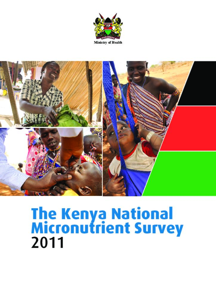 The Kenya national micronutrient survey 2011