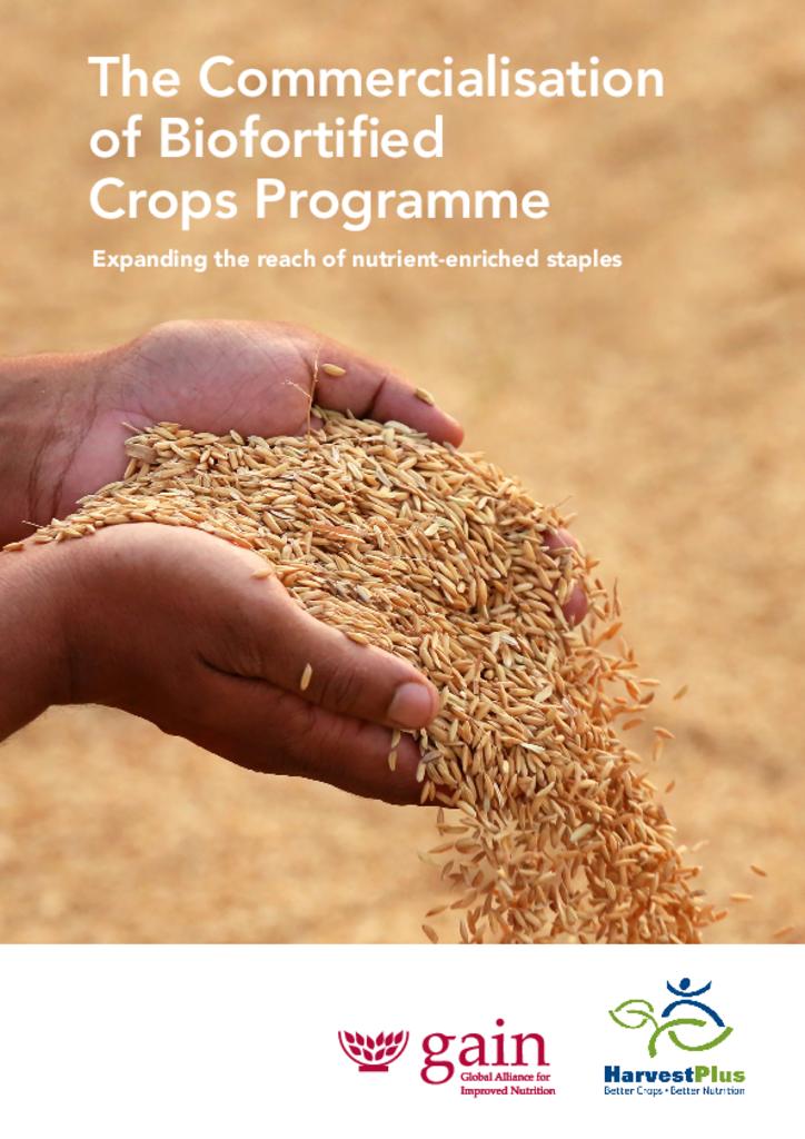 Commercialisation of Biofortified Crops Programme