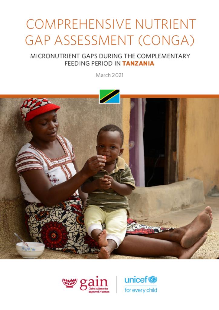 Tanzania: Comprehensive Nutrient Gap Assessment (CONGA): Micronutrient gaps during the…