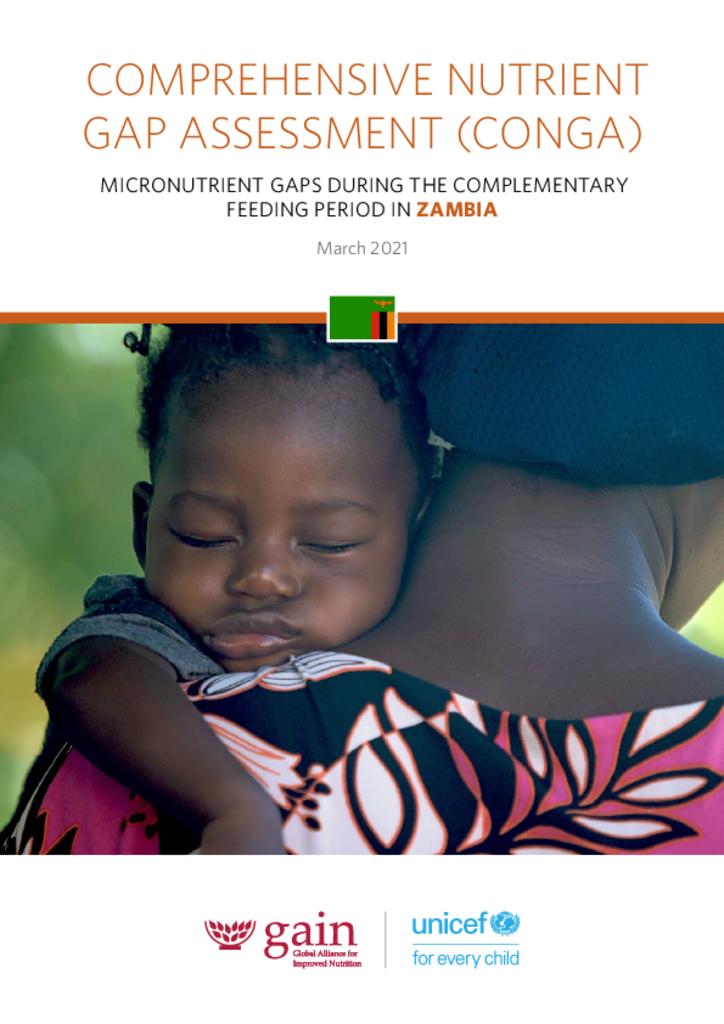Zambia: Comprehensive Nutrient Gap Assessment (CONGA): Micronutrient gaps during the…