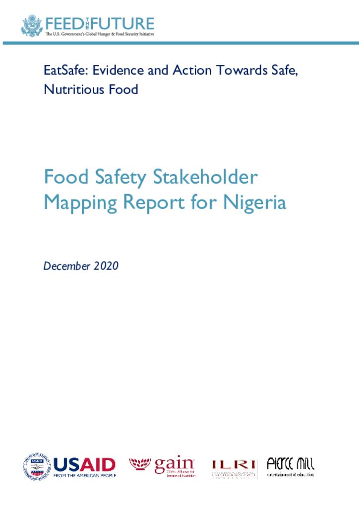 Food Safety Stakeholder Mapping Report for Nigeria