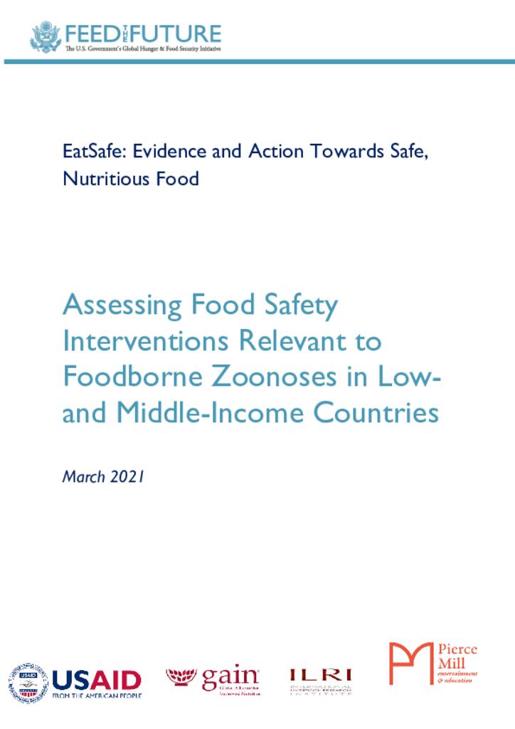 Assessing Food Safety Interventions Relevant to Foodborne Zoonoses in LMICs