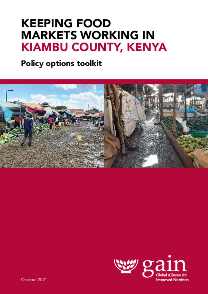 Policy Options Toolkit - Kiambu County, Kenya