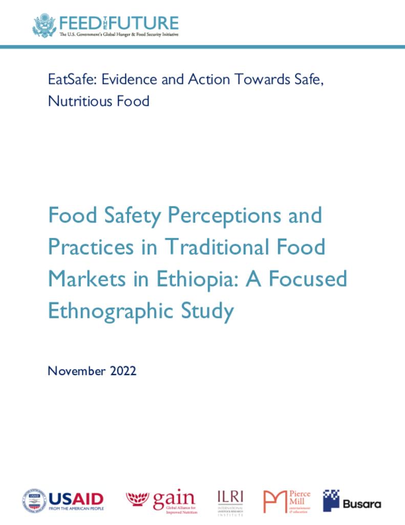 Food Safety Perceptions and Practices in Traditional Food Markets in Ethiopia: A Focused…