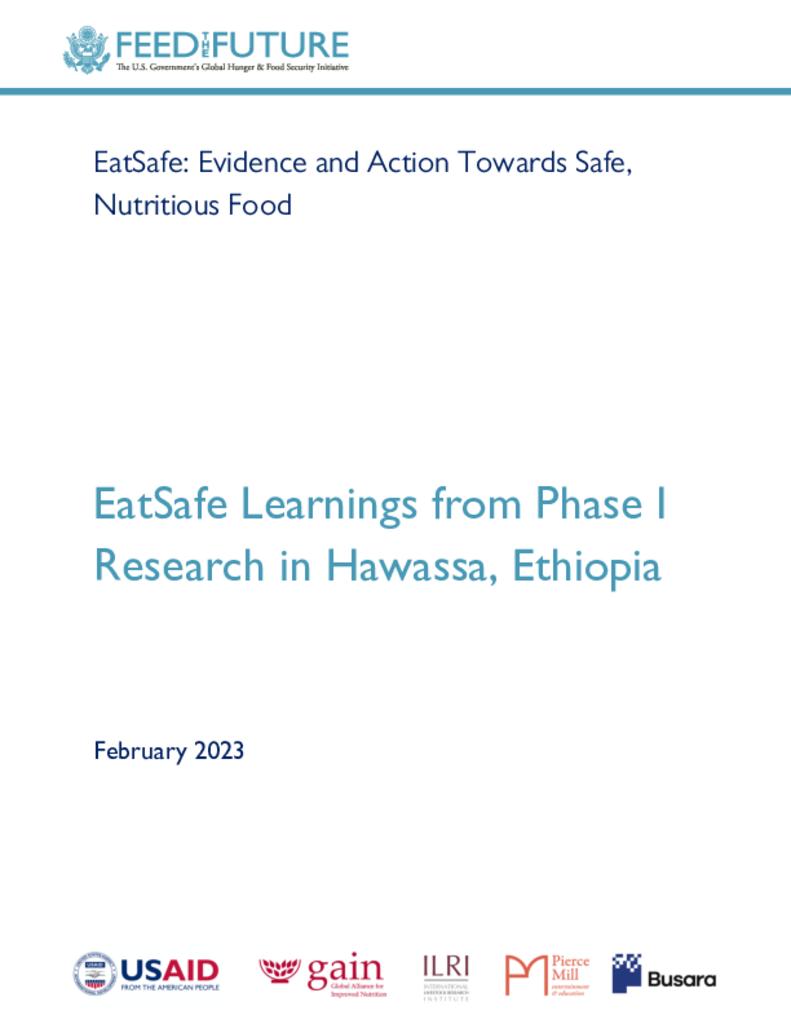 EatSafe Learnings from Phase I Research in Ethiopia