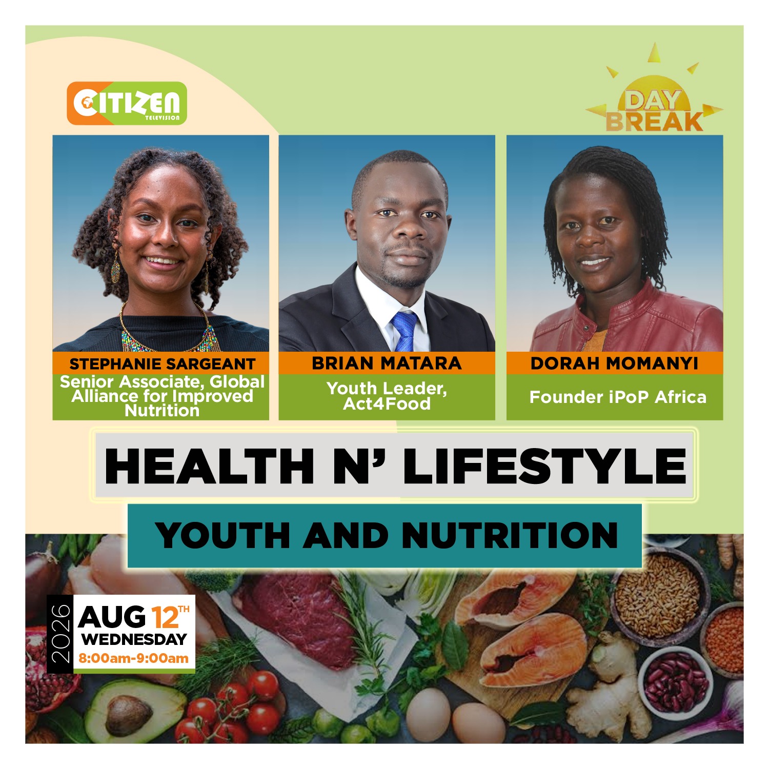 Citizen TV International Youth Day feature poster