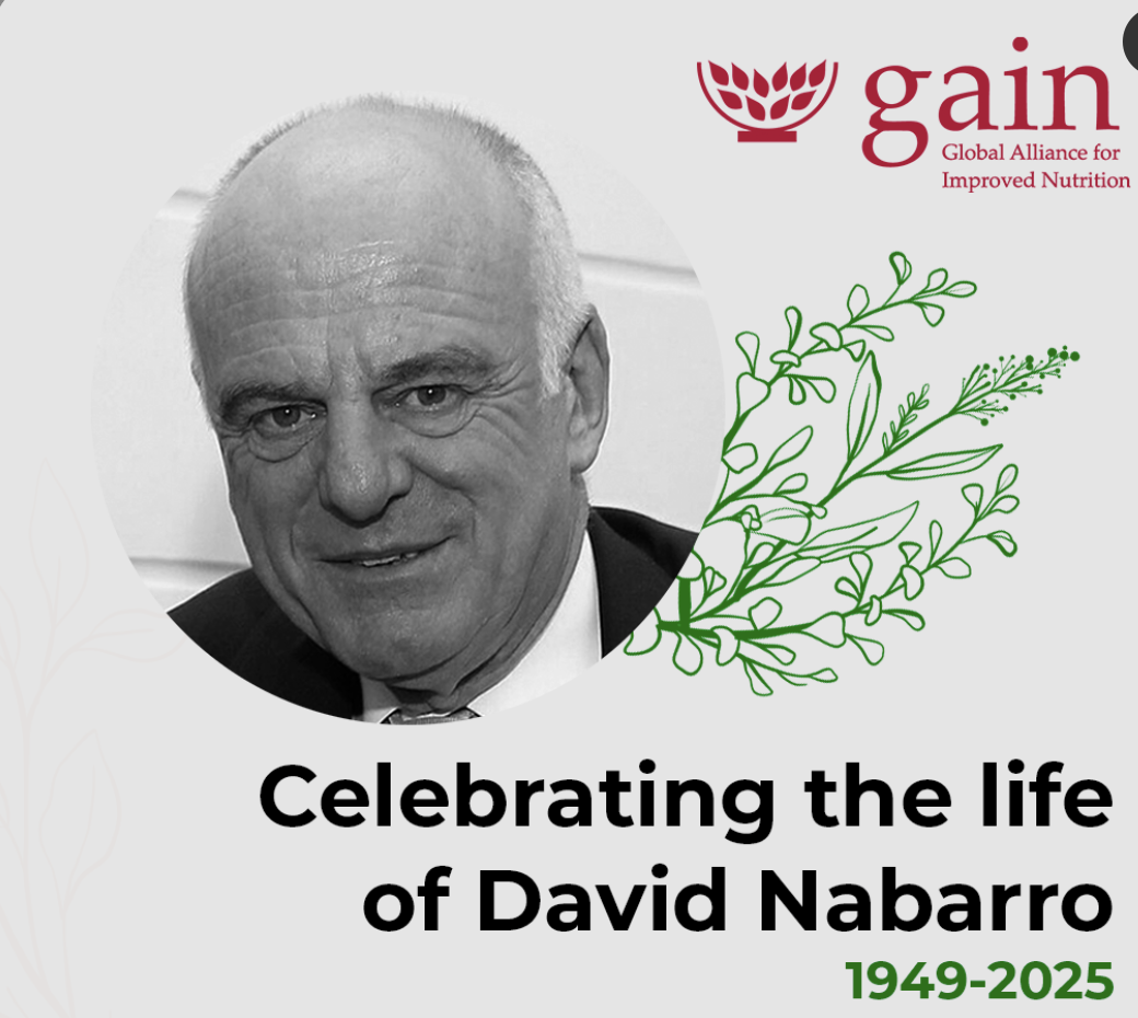 Celebrating the life of David Nabarro