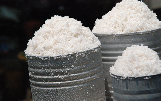 Effect of iodized salt on organoleptic properties