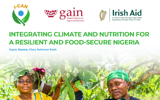 Integrating Climate and Nutrition For a Resilient and Food-Secure Nigeria
