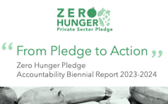 Zero Hunger Pledge Accountability Biennial Report 2023-2024