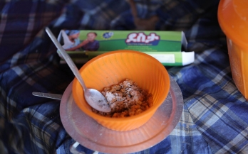 Close up of a bowl with micronutrients mix sprinkled on top