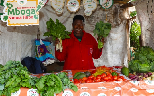 Mary Wamuyu’s Vegetable vendor from Kenya