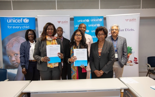 Group picture during GAIN Kenya and UNICEF Partnership 