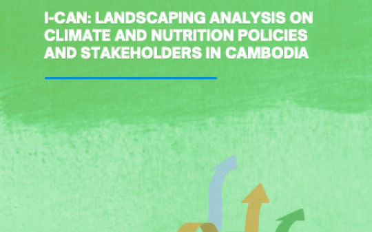 I-CAN: Landscaping analysis on climate and nutrition policies and stakeholders in Cambodia