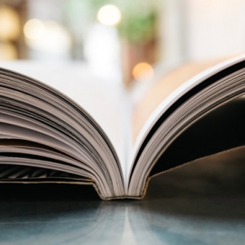 Open book with light coming above Open book with light coming above